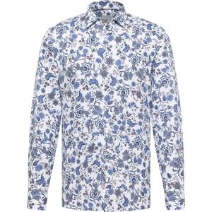 ETERNA Zakelijk overhemd  blauw / wit