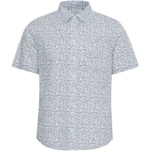 Casual Friday Overhemd 'Aton'  lichtblauw / zwart / wit