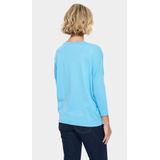 Saint Tropez - R-Neck Pullover - Blauw - Dames