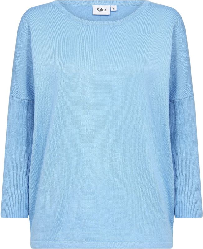 Saint Tropez - R-Neck Pullover - Blauw - Dames