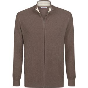 Felix Hardy Gebreid vest  bruin