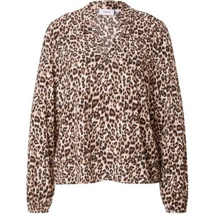 SAINT TROPEZ Blouse 'Eda'  beige / bruin / zwart / offwhite