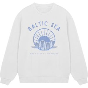 F4NT4STIC Sweatshirt 'Baltic Sea Knut und Jan'  royal blue/koningsblauw / offwhite