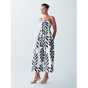 St MRLO Jurk 'Lanah'  donkerblauw / wit