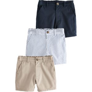 Next Broek  navy / enziaan / stone grey / wit