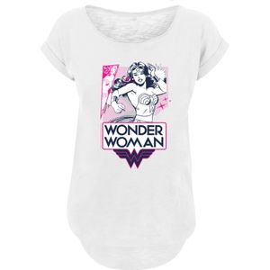Shirt 'DC Comics Wonder Woman Pink Action'
