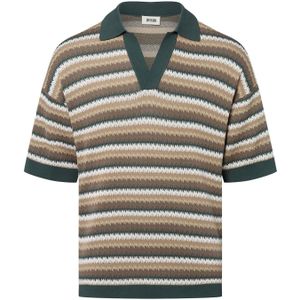 DRYKORN Trui 'Laurenzzo'  lichtbruin / spar / wit