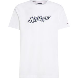 TOMMY HILFIGER Shirt  crème / navy / wit