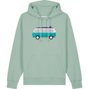 Watapparel Sweatshirt ' California Dream '  mintgroen / gemengde kleuren