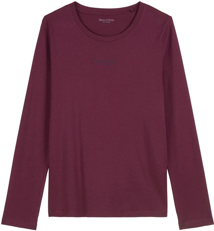 Marc O'Polo - Regular Fit - Shirt - Effen - Lange Mouwen - Puur Katoen