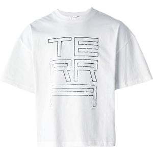 Atelier de roupa Shirt 'TERRA'  zwart / wit