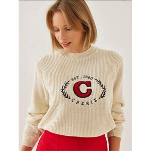 Bianco Lucci Trui  ecru / vuurrood / zwart