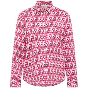 ETERNA Blouse  bessen / lichtroze / rood / wit