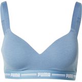 PUMA - Top met Padding - Blauw - Dames - Sporttop