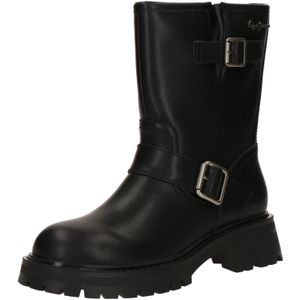 Laarzen - Effen - Glad Leer - Met Plateau - Blokhak