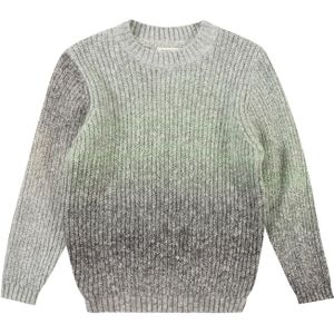 TOM TAILOR - Trui - Groen - Knitwear - Ronde Hals, Lange Mouw, Kleurverloop