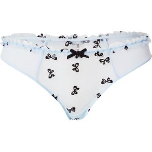 WILD LOVERS String 'INDRA'  lichtblauw / zwart