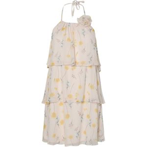 PIECES Cocktailjurk  lichtblauw / curry / olijfgroen / pastelroze