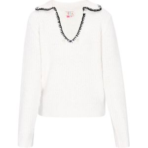 IZIA Oversized trui  zwart / wit