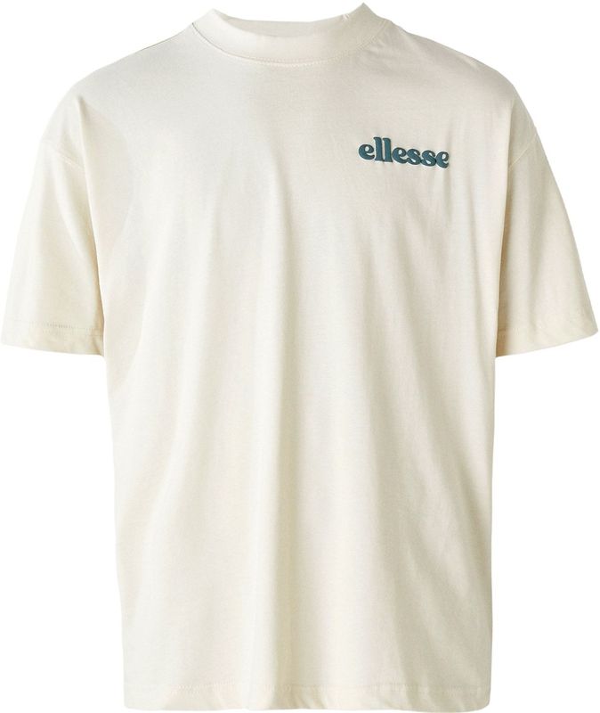 ELLESSE - T1 - Shirt - Cyaan Blauw / Offwhite - Kwartmouw