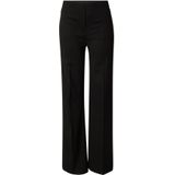 Marc Cain - Pantalon - Zwart - Wide Leg - Mid Waist