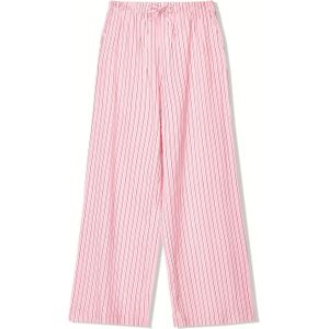 Bershka Broek  pink / rood / wit