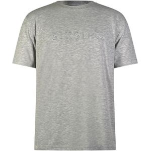 SikSilk Shirt  grijs / lichtgrijs