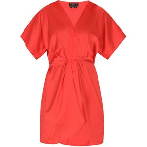 faina Cocktailjurk  rood