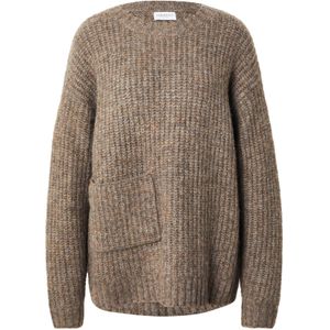 VERSTIQUE Sweatshirt  bruin gemêleerd