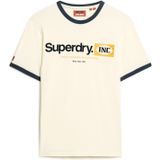 Superdry Shirt  geel / zwart / wit