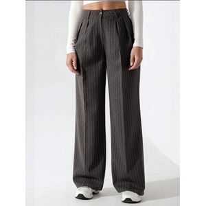 Hiccup Pantalon  antraciet / wit