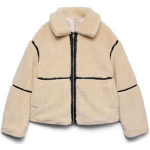 Vmvira - Jas - Kort - Lange Mouwen - O-hals - Ritssluiting - Volledig Gevoerd