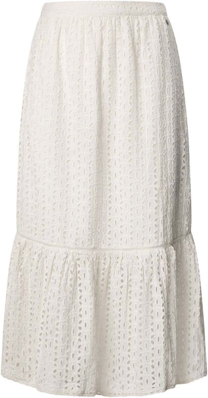 Pepe Jeans - PL901225 - Rok - Wit - Casual - Katoen