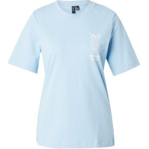 VERO MODA Shirt 'VMSANNE'  lichtblauw / wit