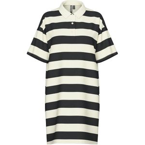 PIECES Jurk 'PCCHILLI'  zwart / offwhite