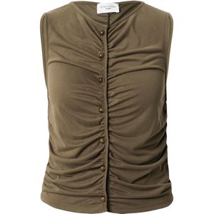 ABOUT YOU x Toni Garrn Top 'Cecile'  olijfgroen