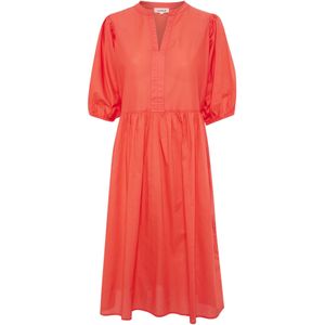 SOAKED IN LUXURY Jurk 'Josie'  watermeloen rood