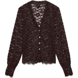 VERO MODA Blouse 'VMDea'  donkerbruin