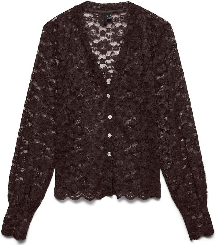 VERO MODA Blouse 'VMDea'  donkerbruin