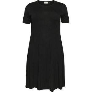 KAFFE CURVE Jurk 'Rachel'  zwart