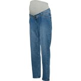 Straight Fit - Zwangerschapsjeans - Mid Wash - Enkel Lengte - Ondersteunende Buikband