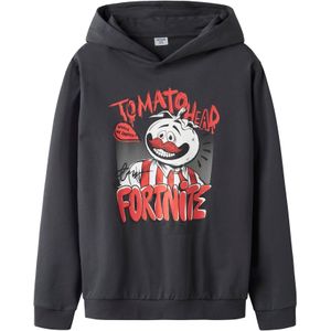 TWO SOON Sweatshirt 'Fortnite'  rood / zwart / wit