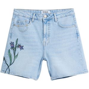 Desigual - Jeans - Royal Blue/Koningsblauw/Lichtblauw/Smaragd/Rosa - 5-pocket-style - High Waist