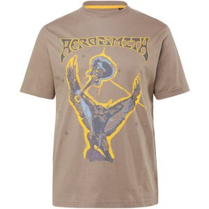 JP1880 Shirt  taupe / donkergrijs