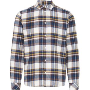 !Solid Overhemd 'CHRIS'  blauw / geel / wit