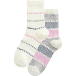 Next Sokken  stone grey / grijs gemêleerd / rosa / natuurwit