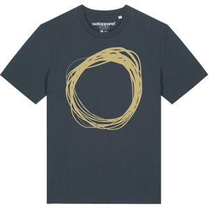 Watapparel Shirt ' Kreis '  beige gemêleerd / antraciet