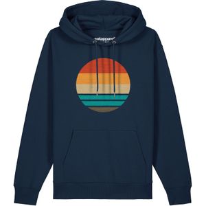 Watapparel Sweatshirt ' Retro Sunset Ocean '  navy / gemengde kleuren