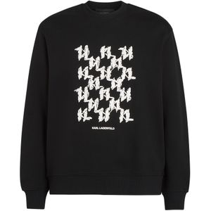 Karl Lagerfeld Sweatshirt  zwart / wit