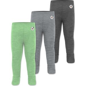 normani Broek  grijs / groen / wit